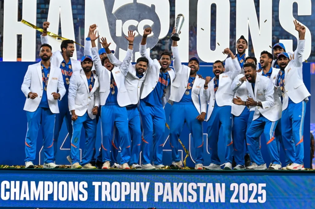 Team India win CC CT 2025 - Team IND Squad, Schedule & Results Tracker in ICC Champions Trophy 2025