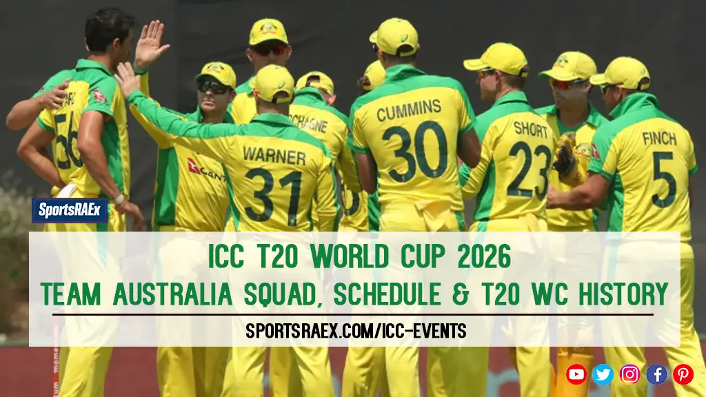 Team Australia Full Squad with Schedule of ICC T20 WC 2026 – Can Team AUS Conquer the T20 World Cup Trophy?