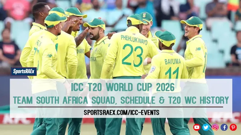 Team South Africa Full Squad with Schedule of ICC T20 WC 2026 – Can Team SA Conquer the T20 World Cup Trophy?