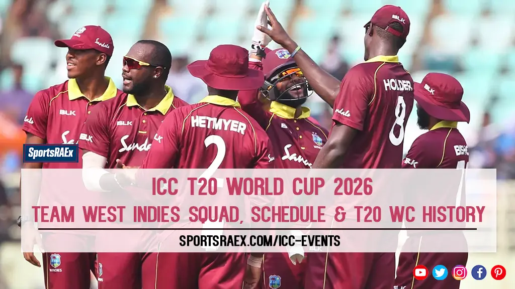 Team West Indies Full Squad with Schedule of ICC T20 WC 2026 – Can Team WI Conquer the T20 World Cup Trophy?